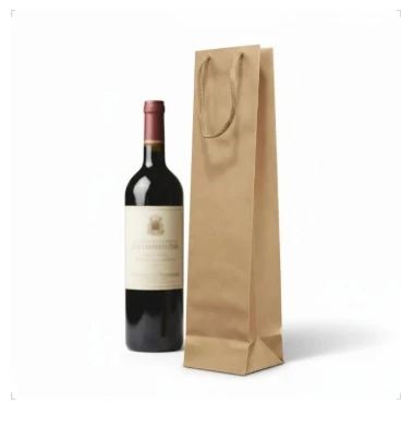 SACOLA PARA VINHO KRAFT